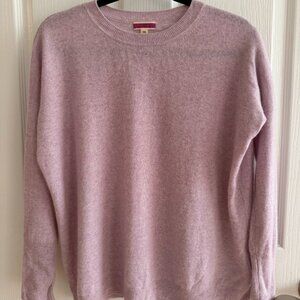 J.Crew Oversized Purple 100% Cashmere Sweater